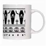 Halloween pattern White Mugs Right