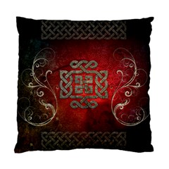 The Celtic Knot With Floral Elements Standard Cushion Case (two Sides) by FantasyWorld7