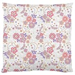 Flower Floral Sunflower Rose Purple Red Star Standard Flano Cushion Case (One Side) Front