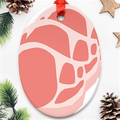 Meat Oval Ornament (two Sides) by Mariart