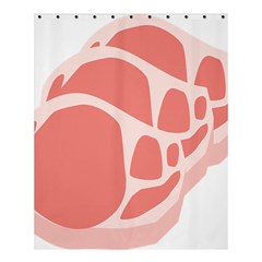 Meat Shower Curtain 60  X 72  (medium)  by Mariart