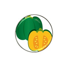 Pumpkin Peppers Green Yellow Hat Clip Ball Marker (4 Pack) by Mariart