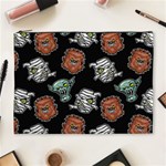 Pattern Halloween Werewolf Mummy Vampire iCreate Cosmetic Bag (XL) Front