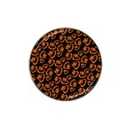 Pattern Halloween Jackolantern Hat Clip Ball Marker (10 pack) Front