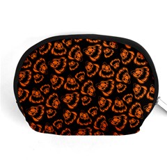 Pattern Halloween Jackolantern Accessory Pouches (medium)  by iCreate