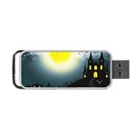 Halloween landscape Portable USB Flash (Two Sides) Back