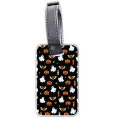 Halloween Pattern Luggage Tags (two Sides) by Valentinaart