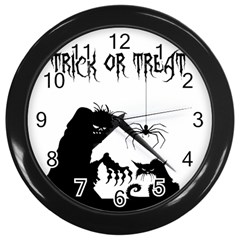 Halloween Wall Clocks (black) by Valentinaart