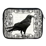 Vintage Halloween raven Apple iPad 2/3/4 Zipper Cases Front