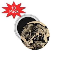 Ink Art 1 75  Magnets (10 Pack)  by NouveauDesign