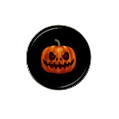 Halloween Pumpkin Hat Clip Ball Marker by Valentinaart