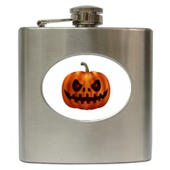 Halloween Pumpkin Hip Flask (6 Oz) by Valentinaart