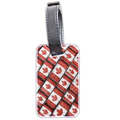 Canadian Flag Motif Pattern Luggage Tags (two Sides) by dflcprints