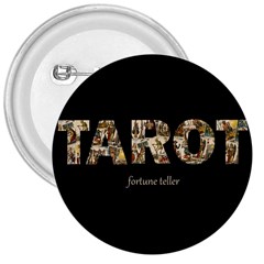 Tarot Fortune Teller 3  Buttons by Valentinaart