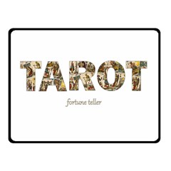 Tarot Fortune Teller Double Sided Fleece Blanket (small)  by Valentinaart