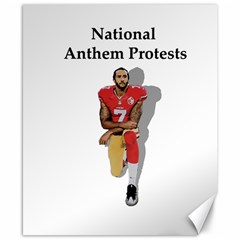 National Anthem Protest Canvas 8  X 10  by Valentinaart