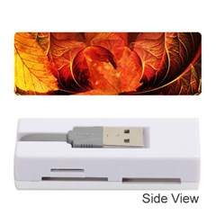 Ablaze With Beautiful Fractal Fall Colors Memory Card Reader (stick)  by jayaprime