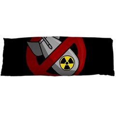 No Nuclear Weapons Body Pillow Case Dakimakura (two Sides) by Valentinaart