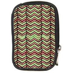 Zig Zag Multicolored Ethnic Pattern Compact Camera Cases by dflcprintsclothing