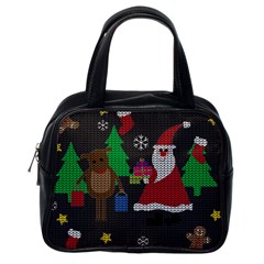 Ugly Christmas Sweater Classic Handbags (one Side) by Valentinaart