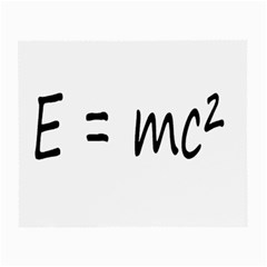 E=mc2 Gravity Formula Physics Small Glasses Cloth (2-side) by picsaspassion