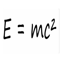 E=mc2 Gravity Formula Physics Double Sided Flano Blanket (large)  by picsaspassion