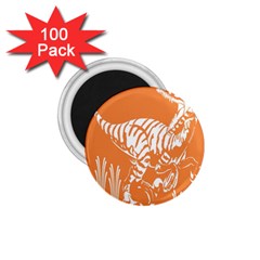 Animals Dinosaur Ancient Times 1 75  Magnets (100 Pack)  by Mariart