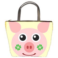 Luck Lucky Pig Pig Lucky Charm Bucket Bags by Celenk