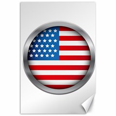 United Of America Usa Flag Canvas 24  X 36  by Celenk