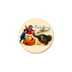 Vintage Thanksgiving Golf Ball Marker (4 Pack) by Valentinaart