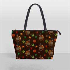 Thanksgiving Turkey  Shoulder Handbags by Valentinaart