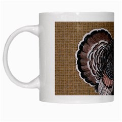 Thanksgiving Turkey White Mugs by Valentinaart