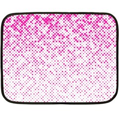 Halftone Dot Background Pattern Fleece Blanket (mini) by Celenk