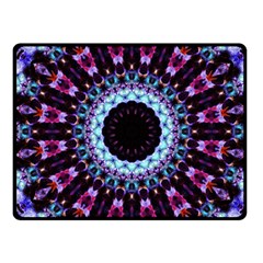 Kaleidoscope Shape Abstract Design Fleece Blanket (small) by Celenk