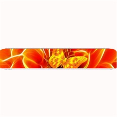 Arrangement Butterfly Aesthetics Orange Background Small Bar Mats by Celenk