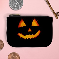 Pumpkin Helloween Face Autumn Mini Coin Purses by Celenk