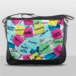 Stickies Post It List Business Messenger Bags Front