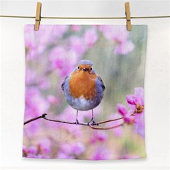 Spring Bird Bird Spring Robin Face Towel by Celenk