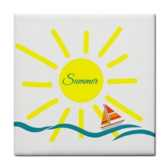 Summer Beach Holiday Holidays Sun Tile Coasters by Celenk