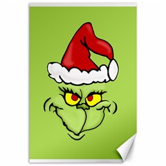 Grinch Canvas 24  X 36  by Valentinaart