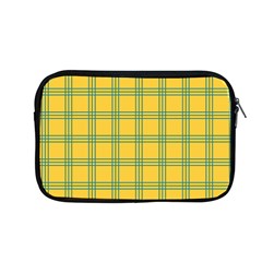 Green Stripes Apple Macbook Pro 13  Zipper Case by berwies