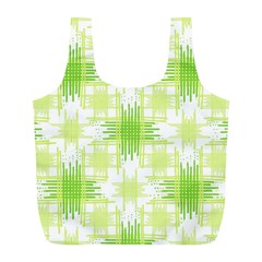 Intersecting Lines Pattern Full Print Recycle Bags (l)  by dflcprints