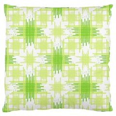 Intersecting Lines Pattern Large Flano Cushion Case (two Sides) by dflcprints