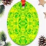 Pattern Oval Ornament (Two Sides) Front