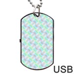 Pattern Dog Tag USB Flash (Two Sides) Back