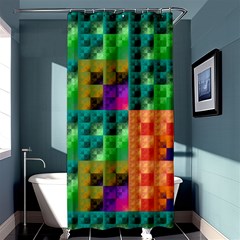 Pattern Shower Curtain 36  X 72  (stall)  by gasi