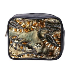 Texture Textile Beads Beading Mini Toiletries Bag 2-side by Celenk