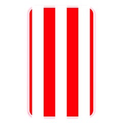 Wide Red And White Christmas Cabana Stripes Memory Card Reader by PodArtist