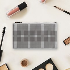 Gray Designs Transparency Square Cosmetic Bag (small)  by Celenk