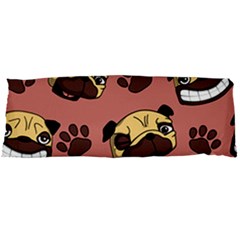 Happy Pugs Body Pillow Case Dakimakura (two Sides) by allthingseveryone